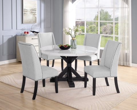 Vance - Dining Table Set - White
