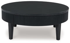 Marstream - Black - Round Cocktail Table