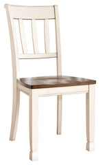 Whitesburg - Brown / Cottage White - Dining Room Side Chair (Set of 2)