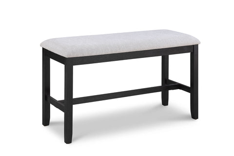 Delfin - Counter Height Bench - Light Grey