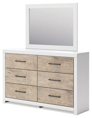 Charbitt - Two-tone - Dresser And Mirror