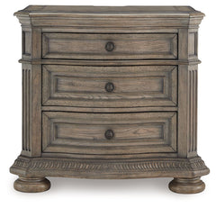 Ardenfield - Light Brown - Three Drawer Night Stand