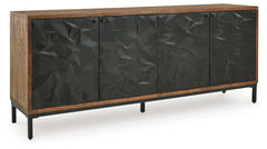 Dorannby - Black / Brown - Accent Cabinet