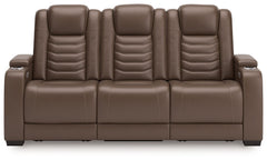 High Impact - Tobacco - Power Reclining Sofa / Adj Headrest