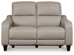 Mercomatic - Power Reclining Loveseat With Adj Headrest