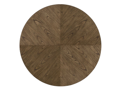 Hilara - Round Dining Table - Dark Brown