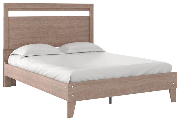 Flannia - Panel Platform Bed