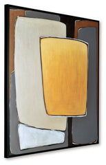 Actman - Cream / Brown / Gray - Wall Art