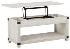 Bayflynn - Whitewash - Rect Lift Top Cocktail Table