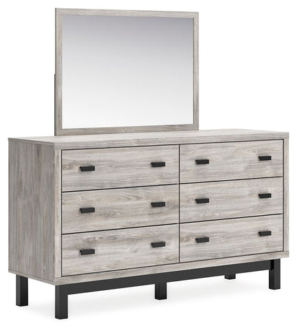 Vessalli - Gray - Dresser And Mirror