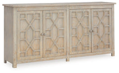 Caitrich - Distressed Blue - Accent Cabinet