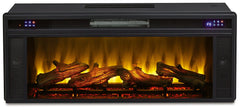 Entertainment - Black - Fireplace Insert - Rectangular