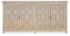 Caitrich - Distressed Blue - Accent Cabinet