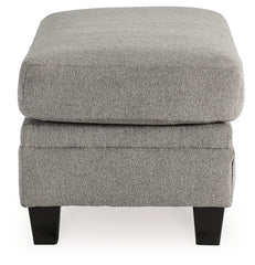 Davinca - Charcoal - Ottoman