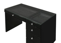 Morgan - Vanity Desk With Glass Top