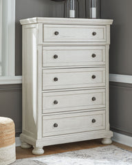 Robbinsdale - Antique White - Five Drawer Chest