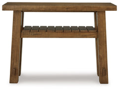 Mackifeld - Warm Brown - Sofa Table