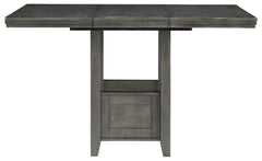 Hallanden - Gray - Rectangular Dining Room Counter Extension Table