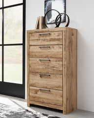 Hyanna - Tan Brown - Five Drawer Chest