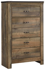 Trinell - Brown - Five Drawer Chest