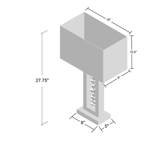 Monica - Table Lamp - Chrome