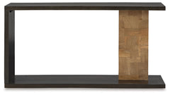 Camlett - Brown - Console Sofa Table