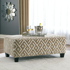 Dovemont - Putty - Oversized Accent Ottoman