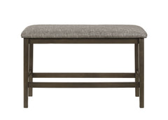 Ember - Counter Height Bench - Dark Gray