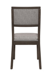 Ember - Side Chair (Set of 2) - Gray & Walnut