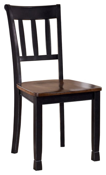 Owingsville - Black / Brown - Dining Room Side Chair (Set of 2)