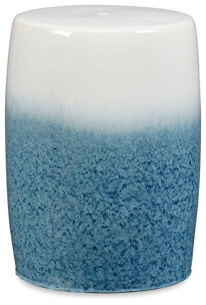 Ikegrove - White / Blue - Stool