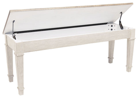 Skempton - White - Storage Bench