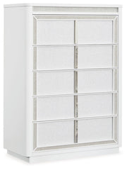 Chalanna - White - Five Drawer Chest