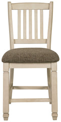 Bolanburg - Beige - Upholstered Barstool (Set of 2)