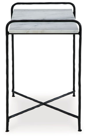 Ashber - White / Black - Accent Table