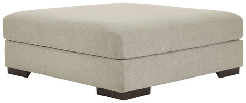 Lyndeboro - Wicker - Oversized Accent Ottoman