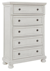 Robbinsdale - Antique White - Five Drawer Chest