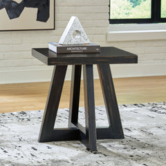 Galliden - Black - Square End Table